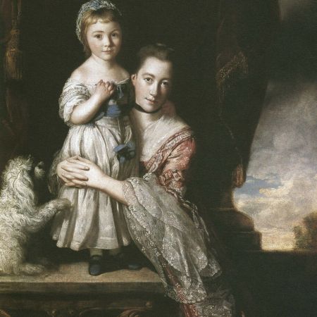 Портрет графини Спенсер с дочерью Джорджианой