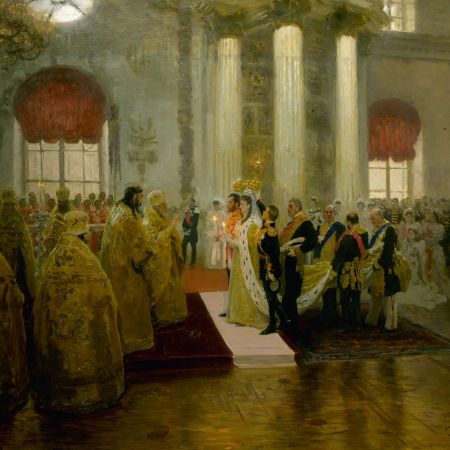 Венчание Николая II и великой княжны Александры Фёдоровны 